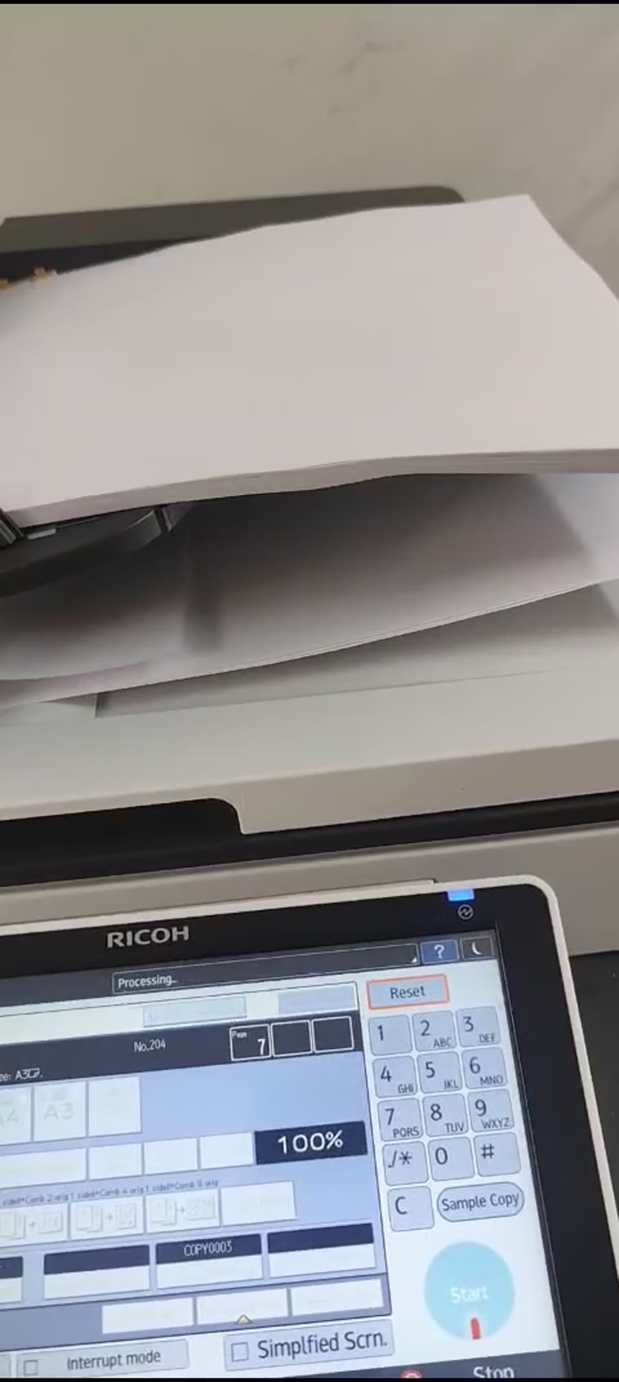 Máy photocopy Ricoh MP 3055 (A3, 30 trang/phút) — ảnh 3
